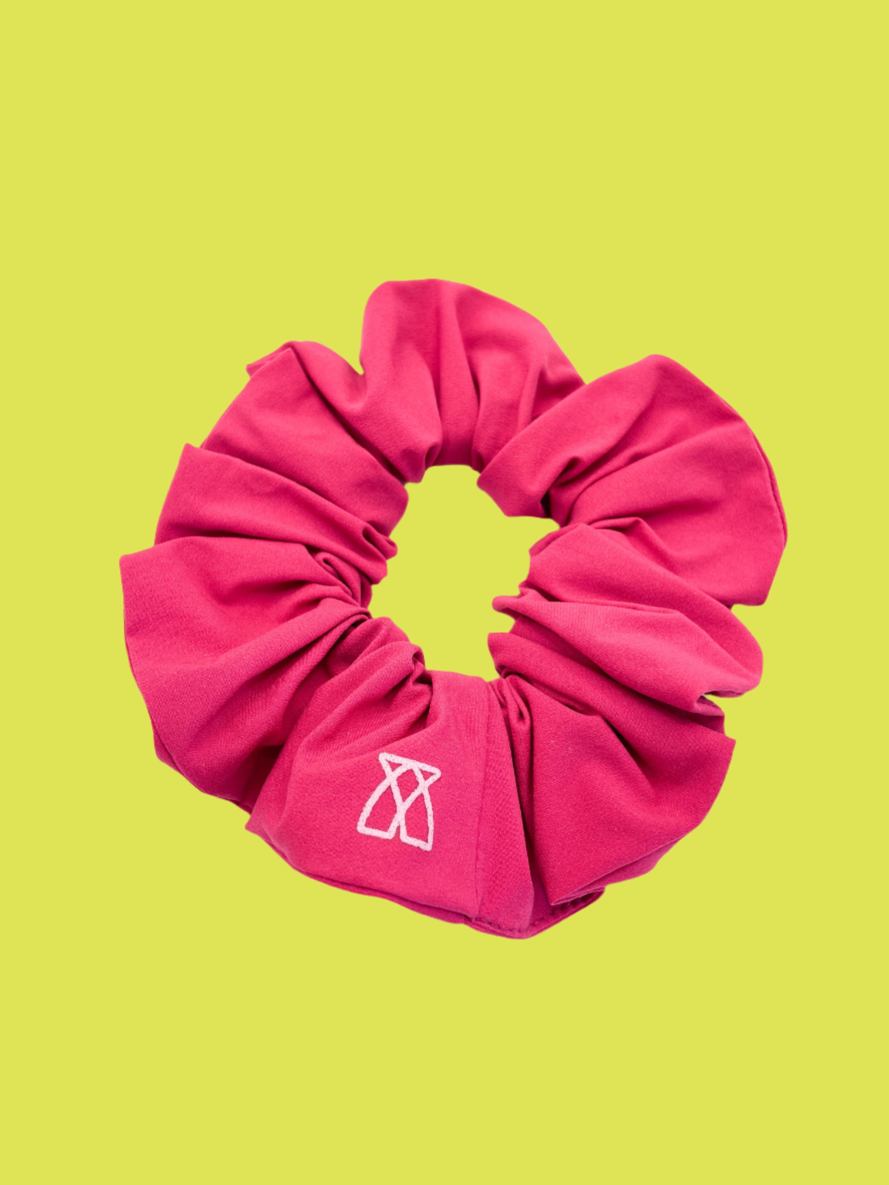 Magenta Hair Scrunchie